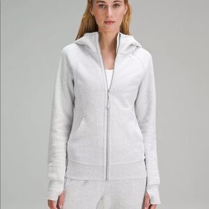 Lululemon Cotton Scuba Full Zip, color “HCUG”
